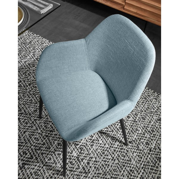 Plava podstavljena blagovaonska stolica Konna – Kave Home-image-2