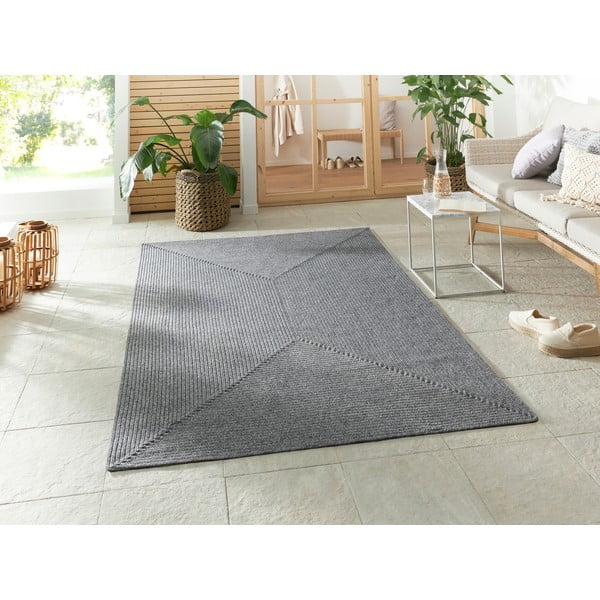 Sivi vanjski tepih 150x80 cm - NORTHRUGS-image-1