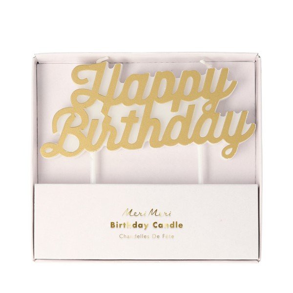 Svijeća za tortu Happy Birthday – Meri Meri