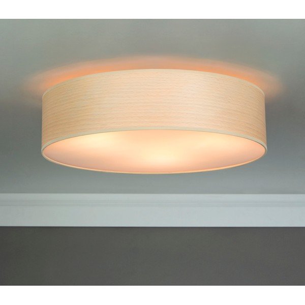 Stropna lampa od prirodnog furnira u boji izbijeljenje bukve Sotto Luce TSURI L, ⌀ 40 cm-image-2