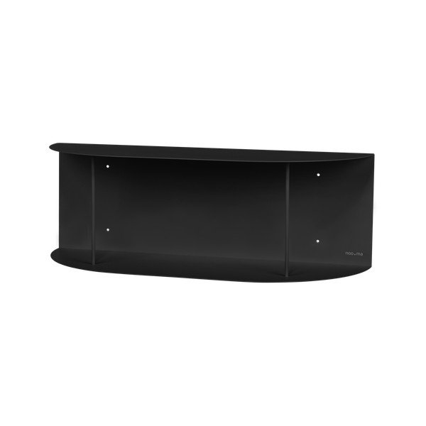 Crna metalna polica s više razina 60 cm Lina – noo.ma