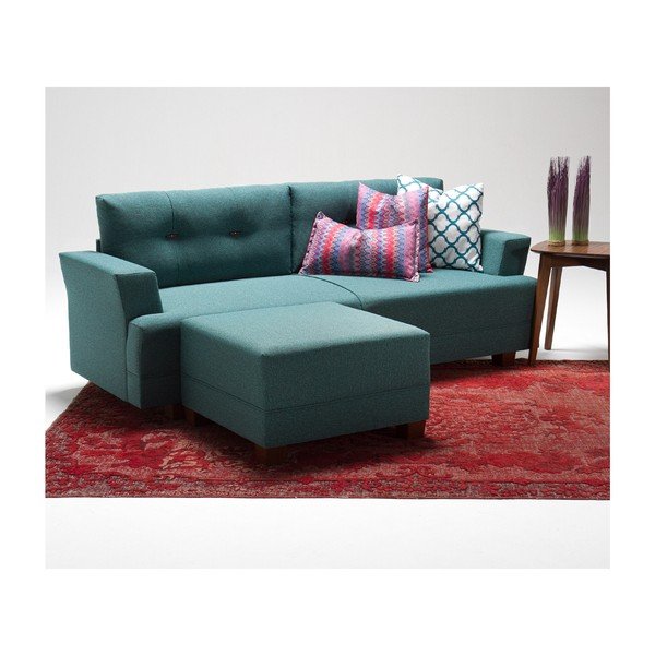 Tirkizna sofa lijevi kut Balcab Home Ingrid-image-1