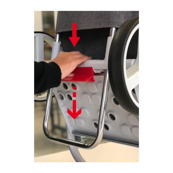 Torba za kupovinu 53 l Com Tweed Polar Black Tube – Rolser-image-3