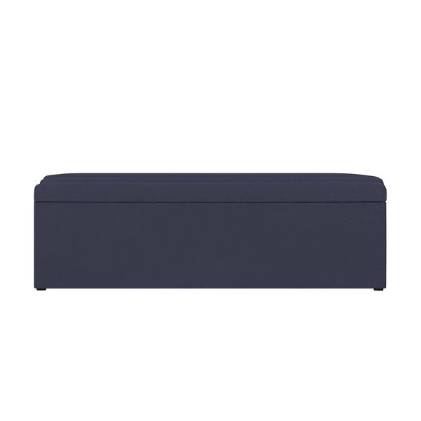 Tamnoplavi otoman s prostorom za odlaganje Cosmopolitan Design LA, 180 x 47 cm-image-1