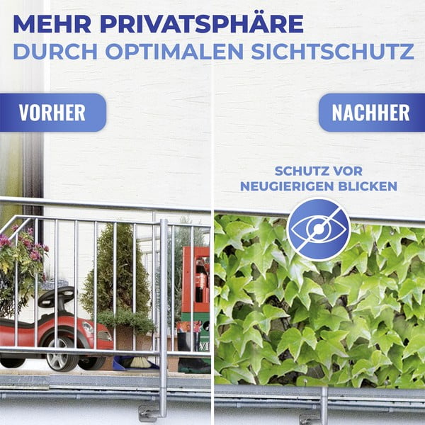 Zeleni plastičan balkonski zastor 500x85 cm Wilder Wein – Maximex-image-4