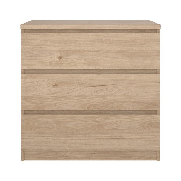 Komoda u dekoru hrasta u prirodnoj boji 77x76x50 cm Naia – Tvilum-image-2