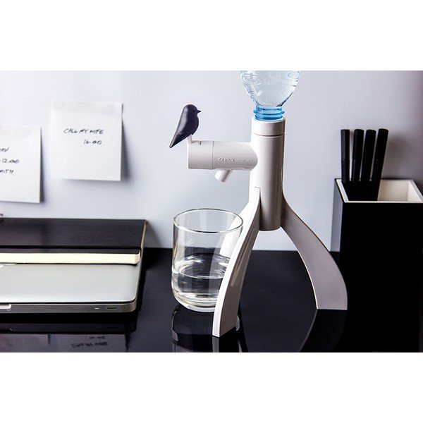 Stalak za PET boce QUALY Thirsty Bird, crni-image-1