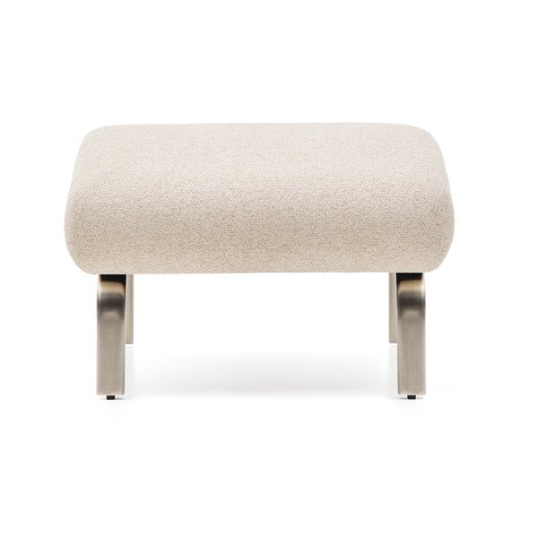 Bež tabure od šenila Amsen – Kave Home-image-3