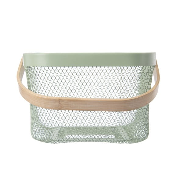 Metalna košara od žice 24,5x24,5x30 cm Greenish – Orion-image-2