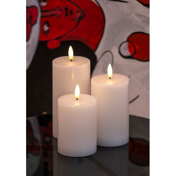 LED svijeće u setu 3 kom (visina 15 cm) Sille Rechargeable – Sirius-image-2
