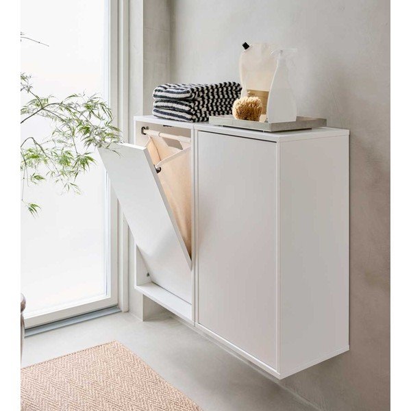 Bijela zidna košara za rublje Laundry Box – ReCollector-image-1