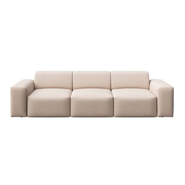 Bež baršunasti sofa 285 cm Villet – Rodier