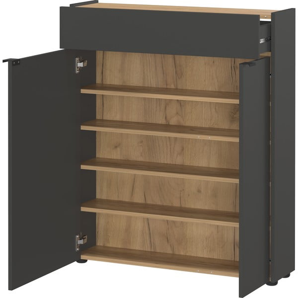 Antracitno sivi ormarić 82x102x22 cm Ameca – Germania-image-2