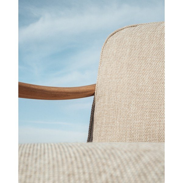 Bež/u prirodnoj boji podstavljena vrtna sofa Elunda – Kave Home-image-4