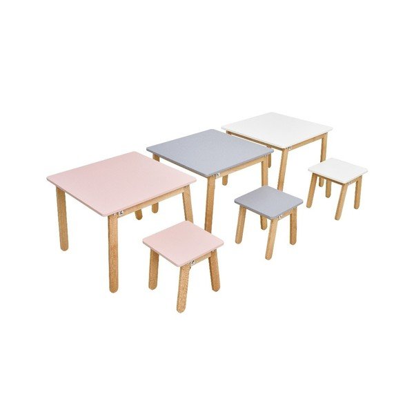 Bijeli dječji stol BELLAMY Woody-image-1