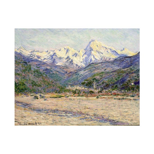 Slika Claudea Moneta - Dolina Nervije, 50x40 cm