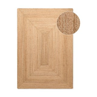 Obostrani/ručno rađen juten tepih u prirodnoj boji 120x180 cm Sharmila Natural Brown – Hanse Home