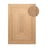 Obostrani/ručno rađen juten tepih u prirodnoj boji 80x150 cm Sharmila Natural Brown – Hanse Home