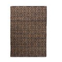 Crni/u prirodnoj boji ručno rađen tepih od mješavine jute 120x170 cm Meander Jute – Flair Rugs