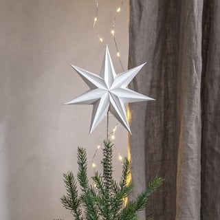 Bijeli vrh svjetla za božićno drvce Isa - Star Trading