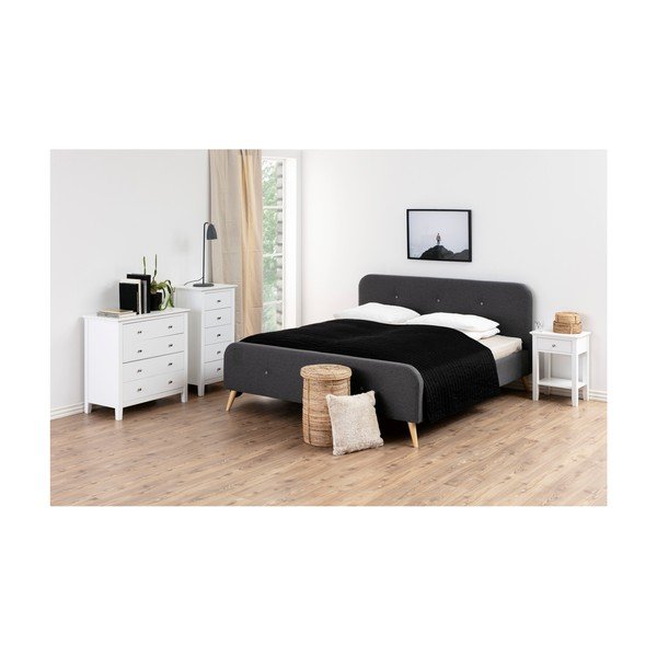 Bijela komoda s 4 Acton Linnea ladice-image-1