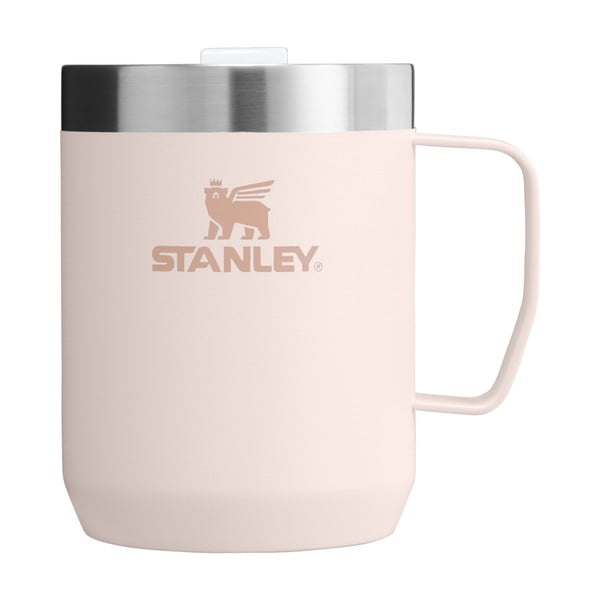 Svijetlo ružičasta termo šalica od nehrđajućeg čelika 230 ml Stay-Hot Camp Mug Rose Quartz – Stanley