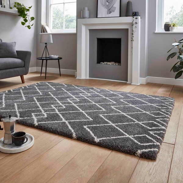 Sivi tepih 120x170 cm Royal Nomadic – Think Rugs-image-2