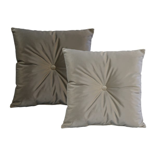Set od 2 siva jastuka JohnsonStyle Magic Velvet, 45 x 45 cm
