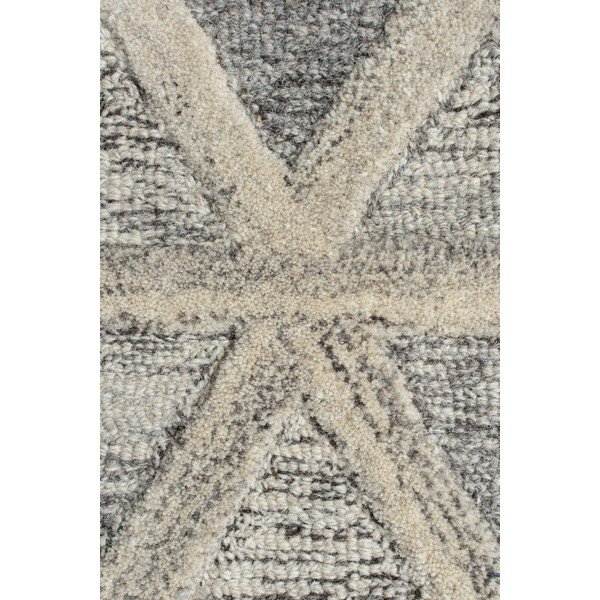 Sivi vuneni tepih Flair Rugs River, 120 x 170 cm-image-2