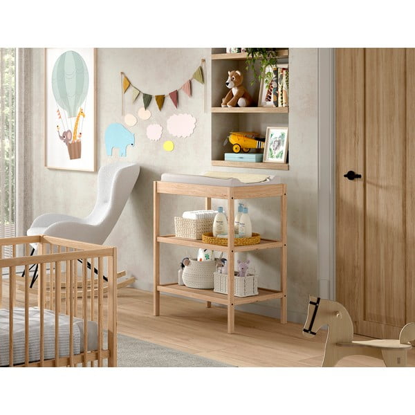 Stol za presvlačenje od masivne bukve u prirodnoj boji Dino – Vipack-image-1