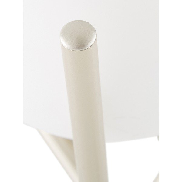 Bijela stolna lampa sa staklenim sjenilom Westwing Collection Erik, visina 33 cm-image-1