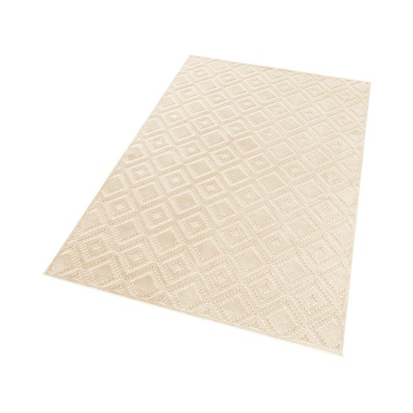 Krem tepih od viskoze Mint Rugs Iris, 80 x 125 cm-image-2
