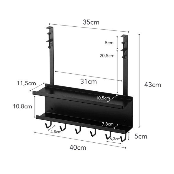 Metalni uredski organizator za kablove Smart – YAMAZAKI-image-4