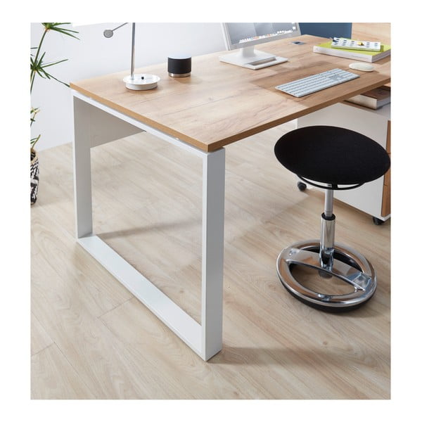 Radni stol u dekoru hrasta 158x79cm Lioni - Germania-image-1