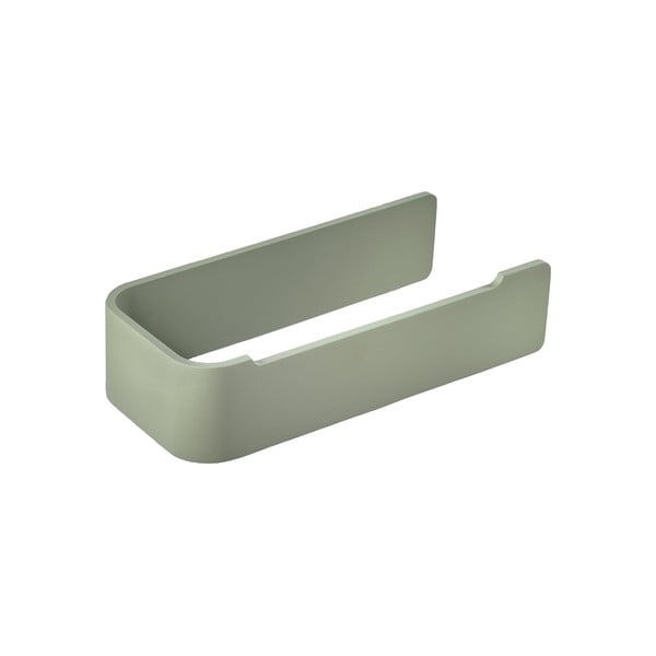 Svijetlo zeleni metalni zidni držač toaletnog papira Ume – Zone-image-1