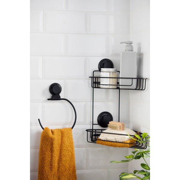 Crni samostojeći držač za ručnik Compactor Bestlock Black Belt And Towel Support-image-3