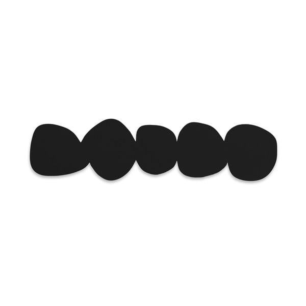 Crna metalna zidna vješalica 58 cm Tumulo – Spinder Design