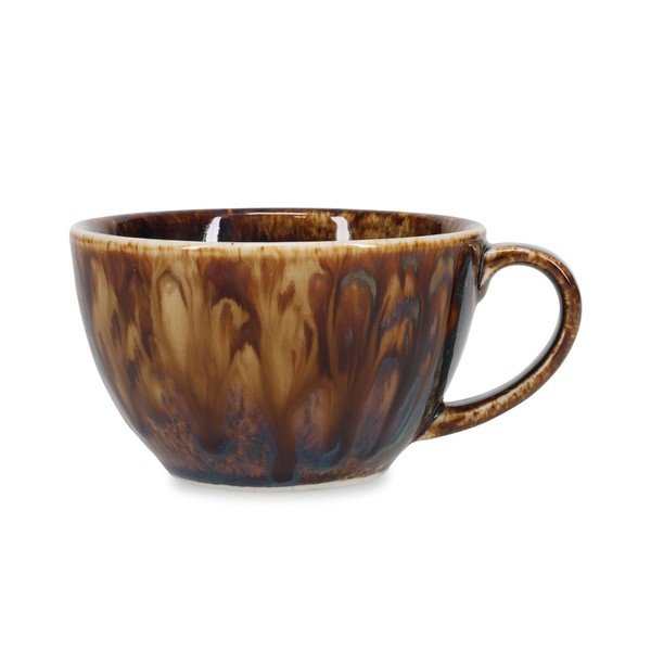 Smeđa porculanska šalica za latte 300 ml Resto – BonBistro