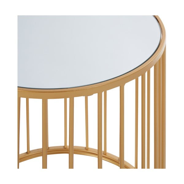 Okrugli pomoćni stolići u setu 2 kom sa staklenom pločom stola ø 45 cm Avantis – Premier Housewares-image-4