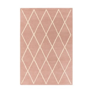 Ružičasti ručno rađen vuneni tepih 80x150 cm Albany – Asiatic Carpets