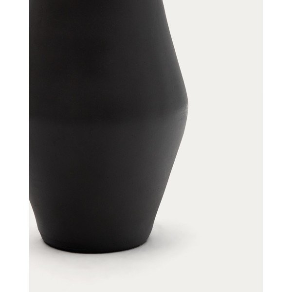 Mat crna ručno izrađena/visoka vaza od terakote (visina 61 cm) Posia – Kave Home-image-2