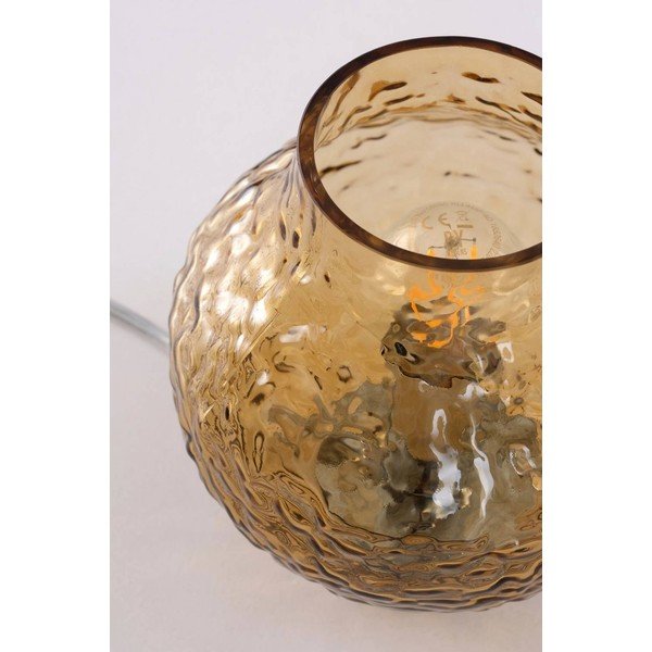 Jantarna staklena stolna lampa (visina 15 cm) Breen – Jotex-image-3