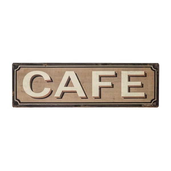 Metalni znak Antic Line Cafe