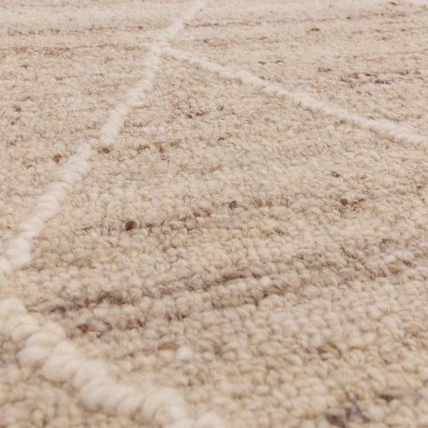 Vunen tepih u prirodnoj boji 160x230 cm Noah – Asiatic Carpets-image-2