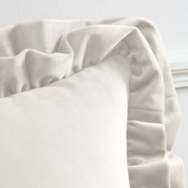 Ukrasni jastuk od samta 43x43 cm Velvet Double Frill – Catherine Lansfield-image-2