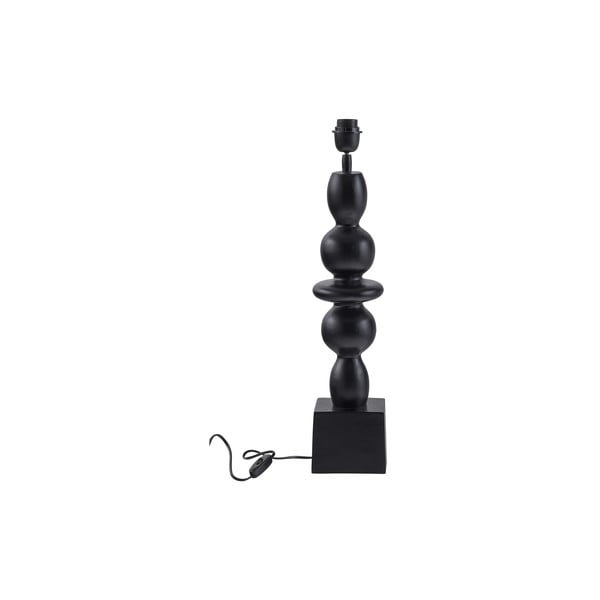 Crni stalak svjetiljke 65 cm Chrissie – WOOOD