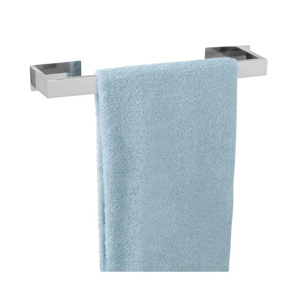 Samoljepljiv držač za ručnike od nehrđajućeg čelika u sjajno srebrnoj boji Genova – Wenko-image-4