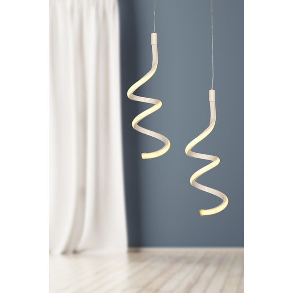 Bijela metalna LED viseća svjetiljka ø 25 cm Hilton – Squid Lighting-image-1