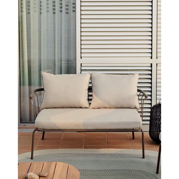 Svijetlo zelena/bež vrtna garnitura Salguer - Kave Home-image-1