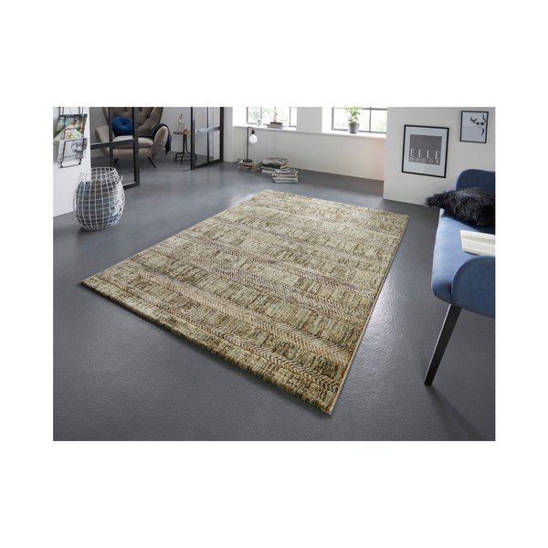 Zeleno-krem tepih Elle Decoration Arty Gonesse, 160 x 230 cm-image-1